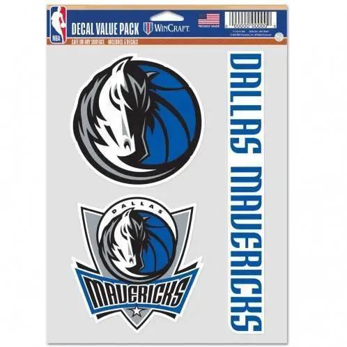  Dallas Mavericks Decals 3 Pack Multi Use Indoor Outdoor -  ToylandEU™