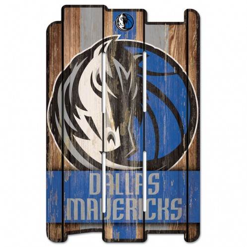 Dallas Mavericks Wood Fence Style Sign 11x17 Special Order - ToylandEU