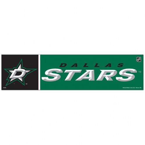 Dallas Stars Decal 3x12 Bumper Strip Style Special Order - ToylandEU