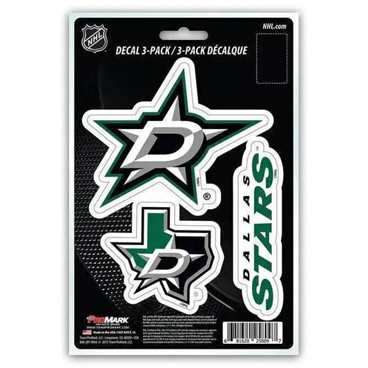  Dallas Stars Die Cut Decals 3 Pack Premium Vinyl US Made -  ToylandEU™