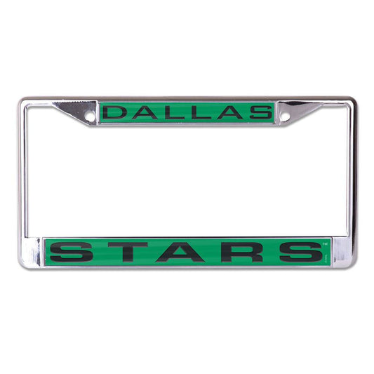 Dallas Stars Inlaid License Plate Frame Chrome Finish - ToylandEU