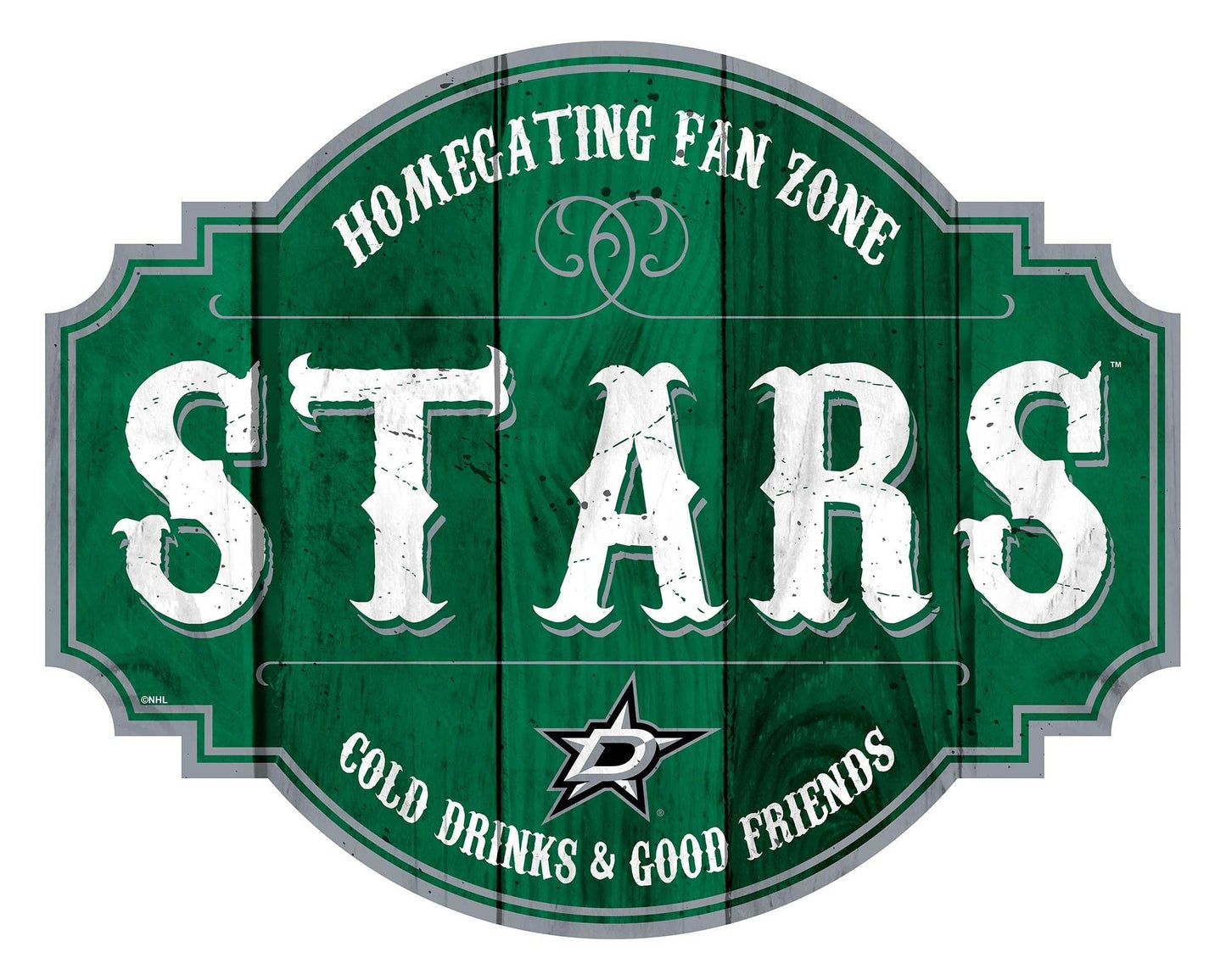 Dallas Stars Wood Sign 12 Inch Homegating Tavern Decor - ToylandEU