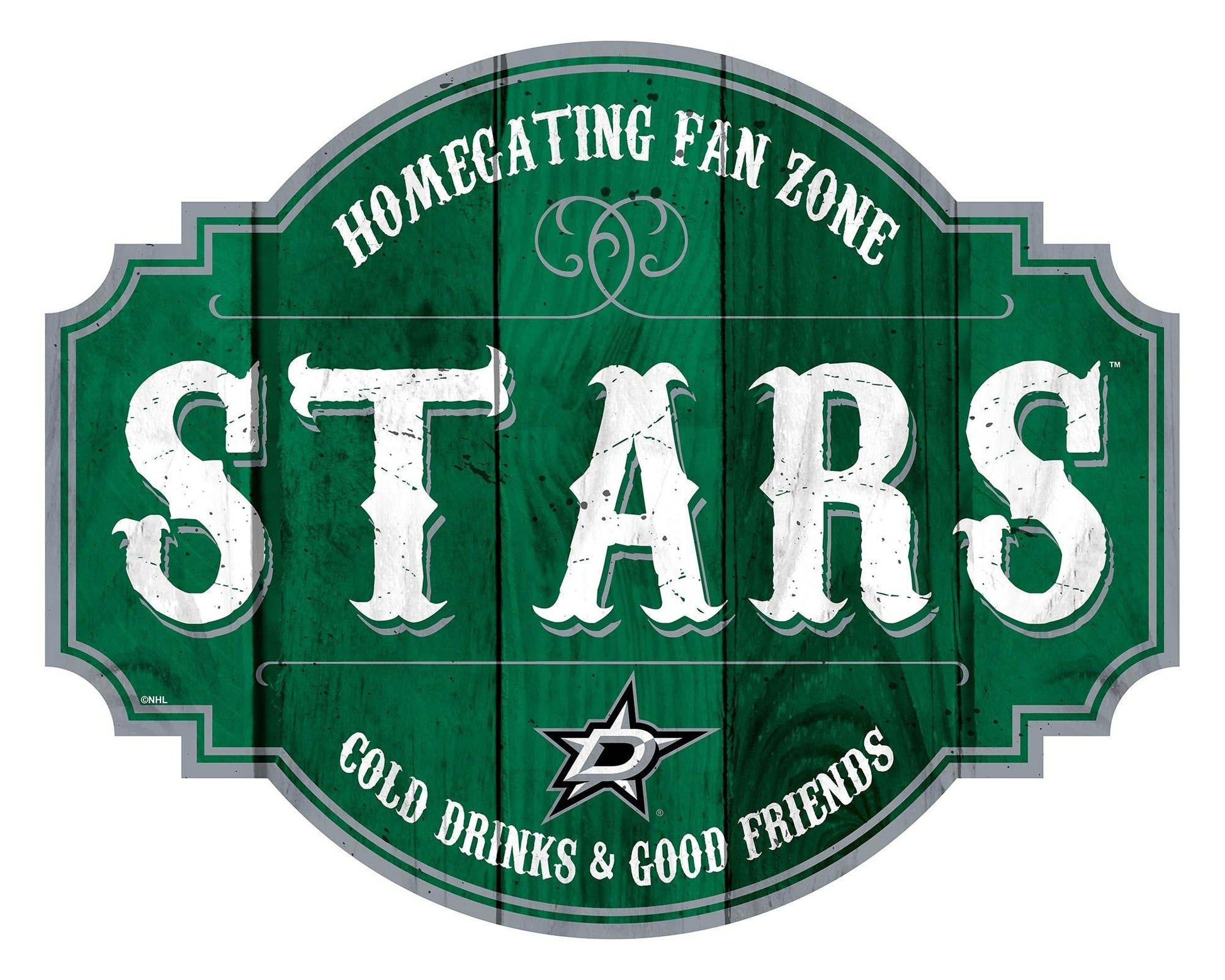 Dallas Stars Wood Sign 12 Inch Homegating Tavern Decor - ToylandEU