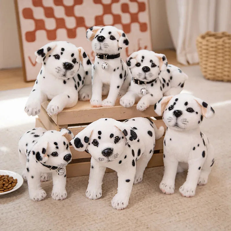 Dalmatian Plush Toy Realistic Stuffed Puppy Gift For Home Decor - ToylandEU