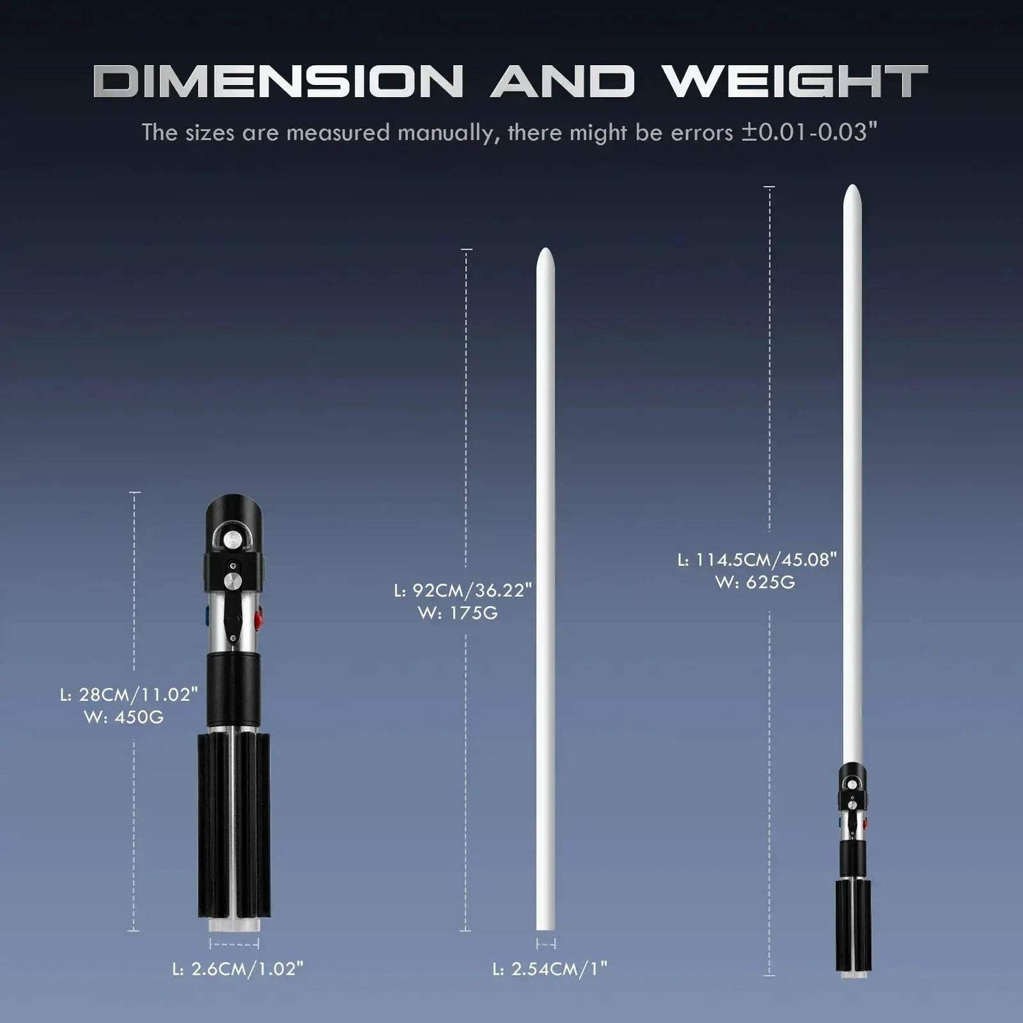 Damiensaber Anakin SE Lightsaber With Flashing LEDs - ToylandEU