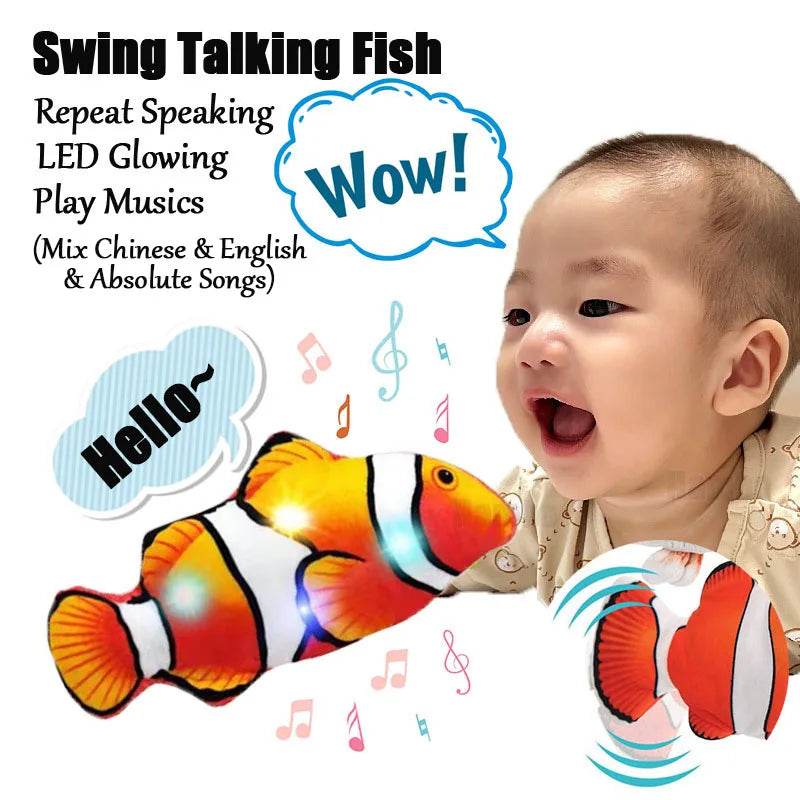 Dancing Cactus Plush Toy - Rechargeable LED Singing & Twisting Fun - ToylandEU