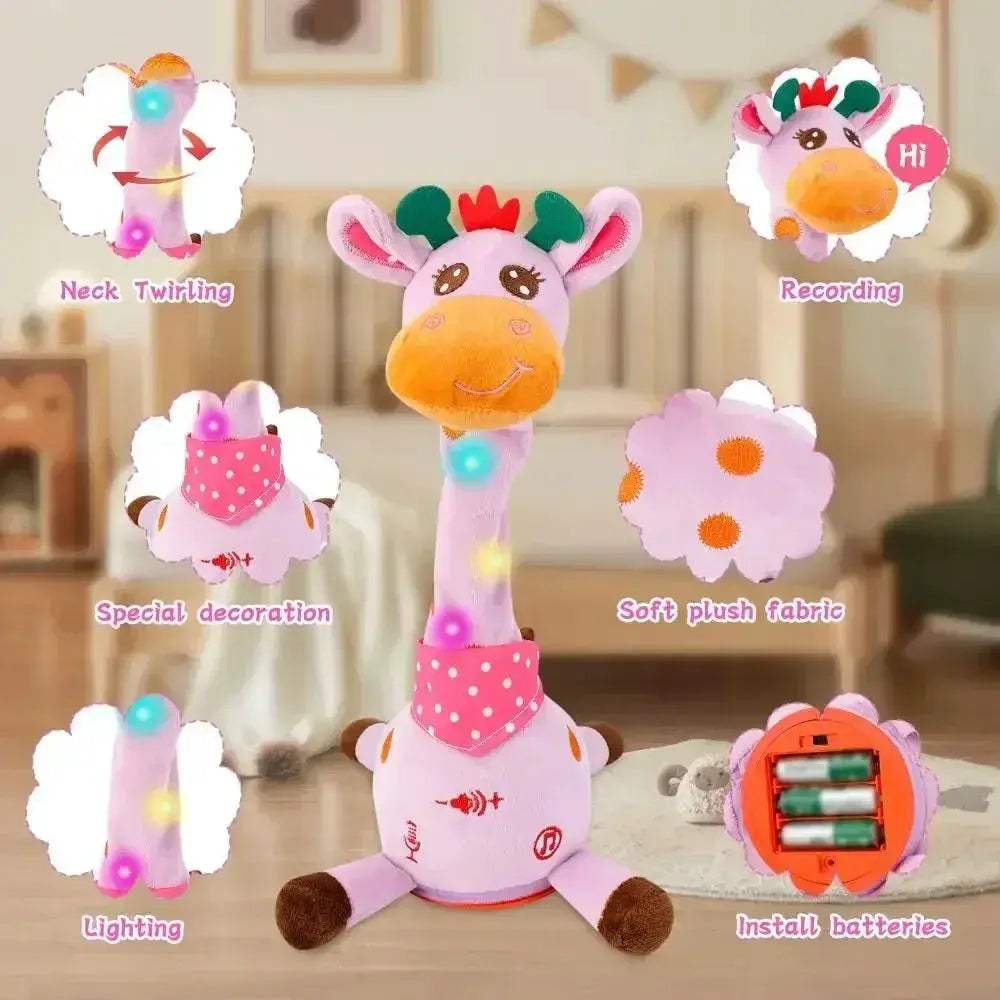 Dancing Giraffe Toy With Talking Features And 10 Songs - ToylandEU