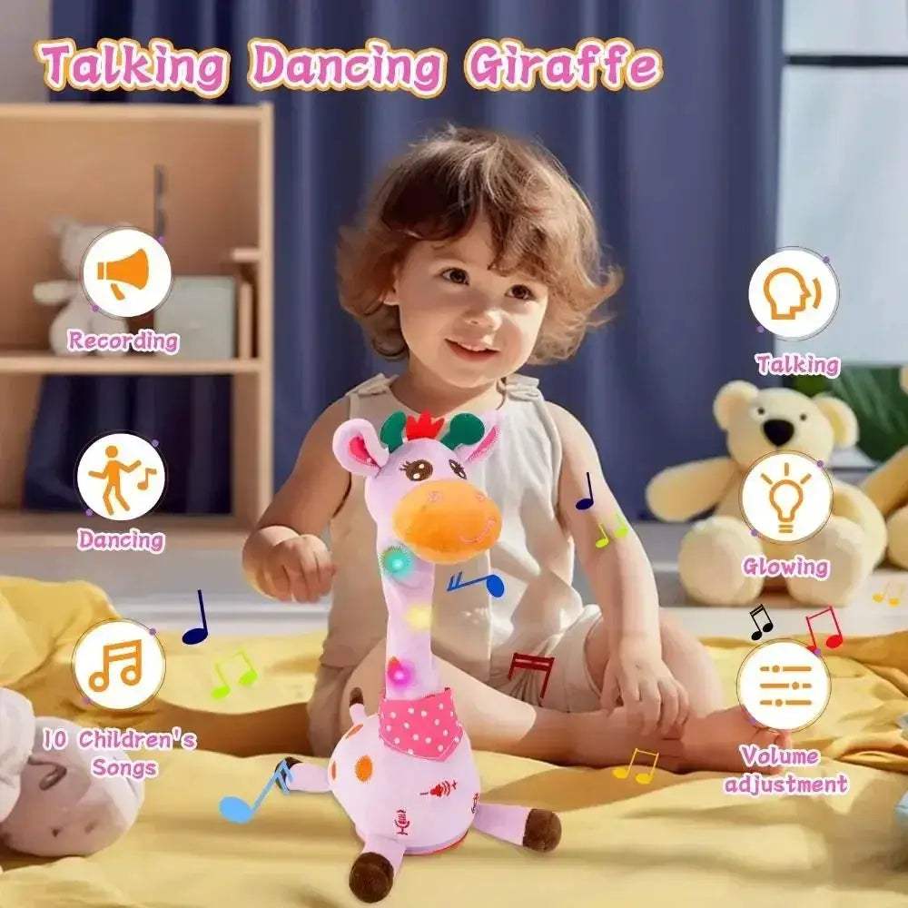 Dancing Giraffe Toy With Talking Features And 10 Songs - ToylandEU