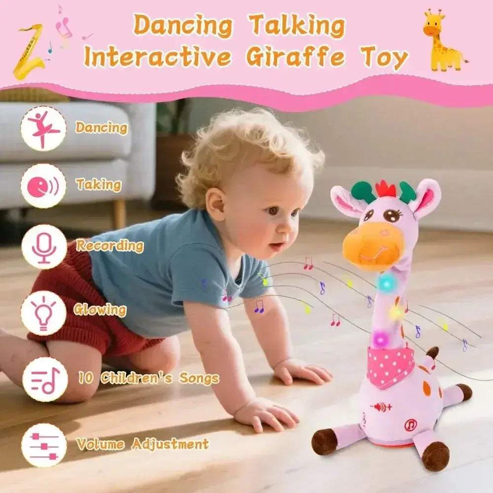 Dancing Giraffe Toy With Talking Features And 10 Songs - ToylandEU