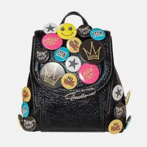 Cruella Buttons Mini Backpack By Danielle Nicole Printed Artwork - ToylandEU