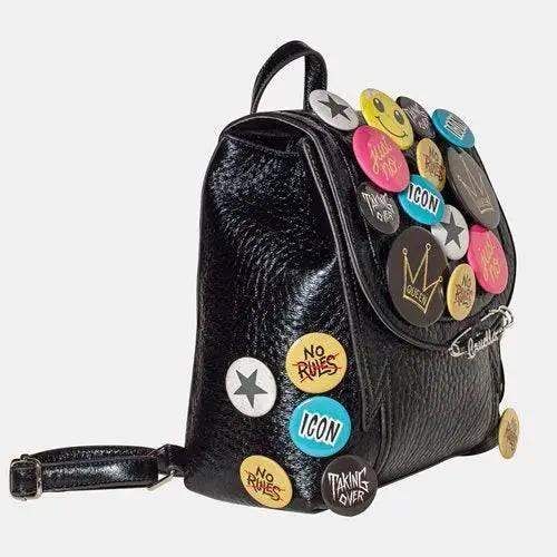 Cruella Buttons Mini Backpack By Danielle Nicole Printed Artwork - ToylandEU