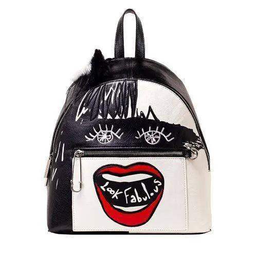 Cruella Buttons Mini Backpack By Danielle Nicole Printed Artwork - ToylandEU