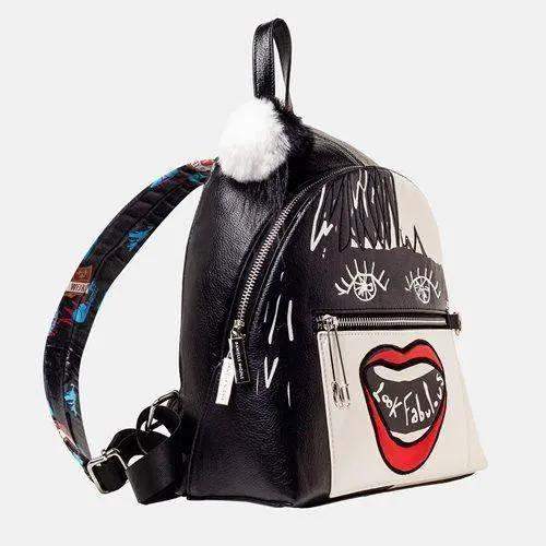 Cruella Buttons Mini Backpack By Danielle Nicole Printed Artwork - ToylandEU