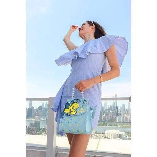 Danielle Nicole Little Mermaid Flounder Monogrammed Backpack - ToylandEU