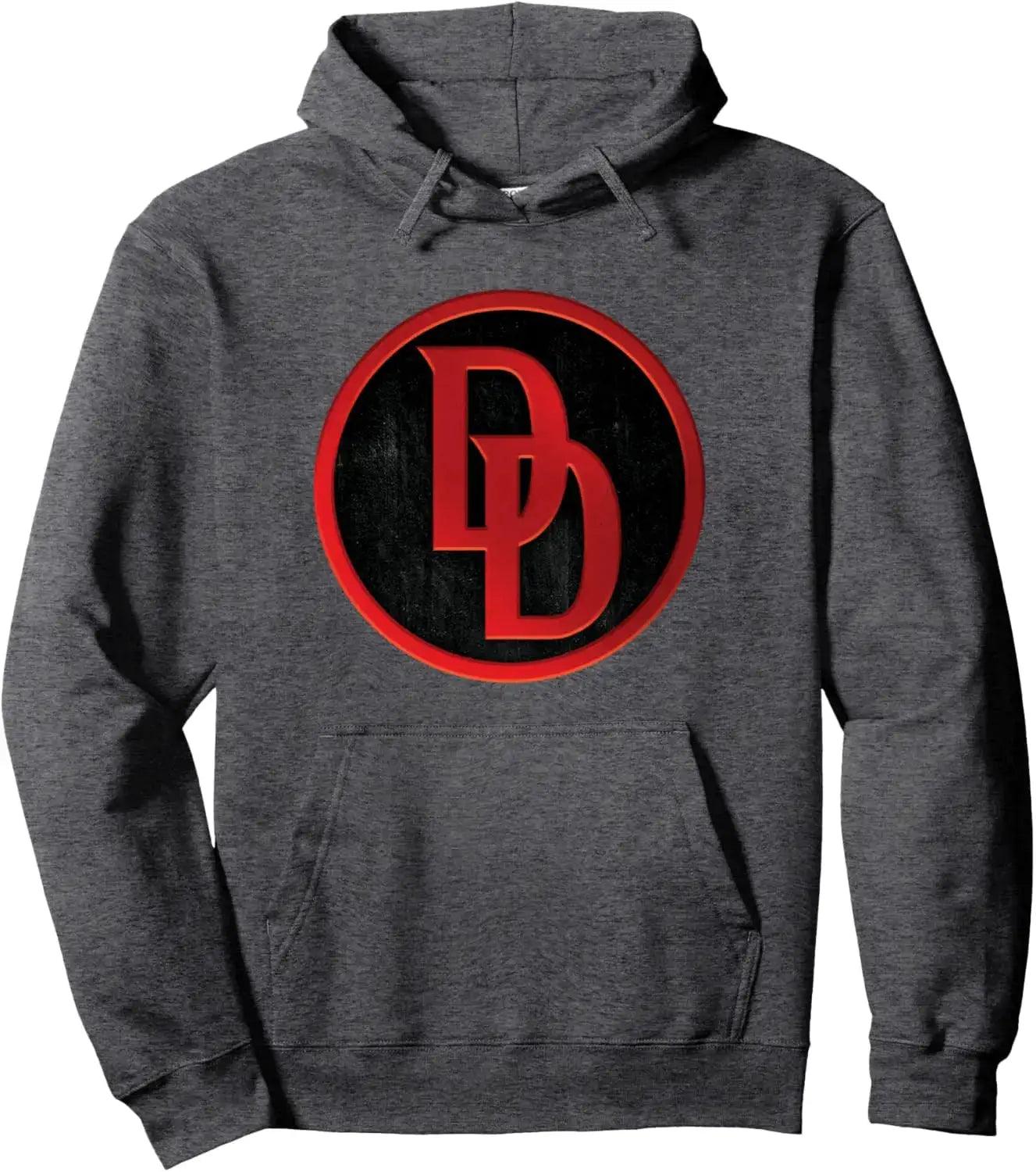  Daredevil Marvel Hoodie Red Cotton Comfort Black Logo -  ToylandEU™