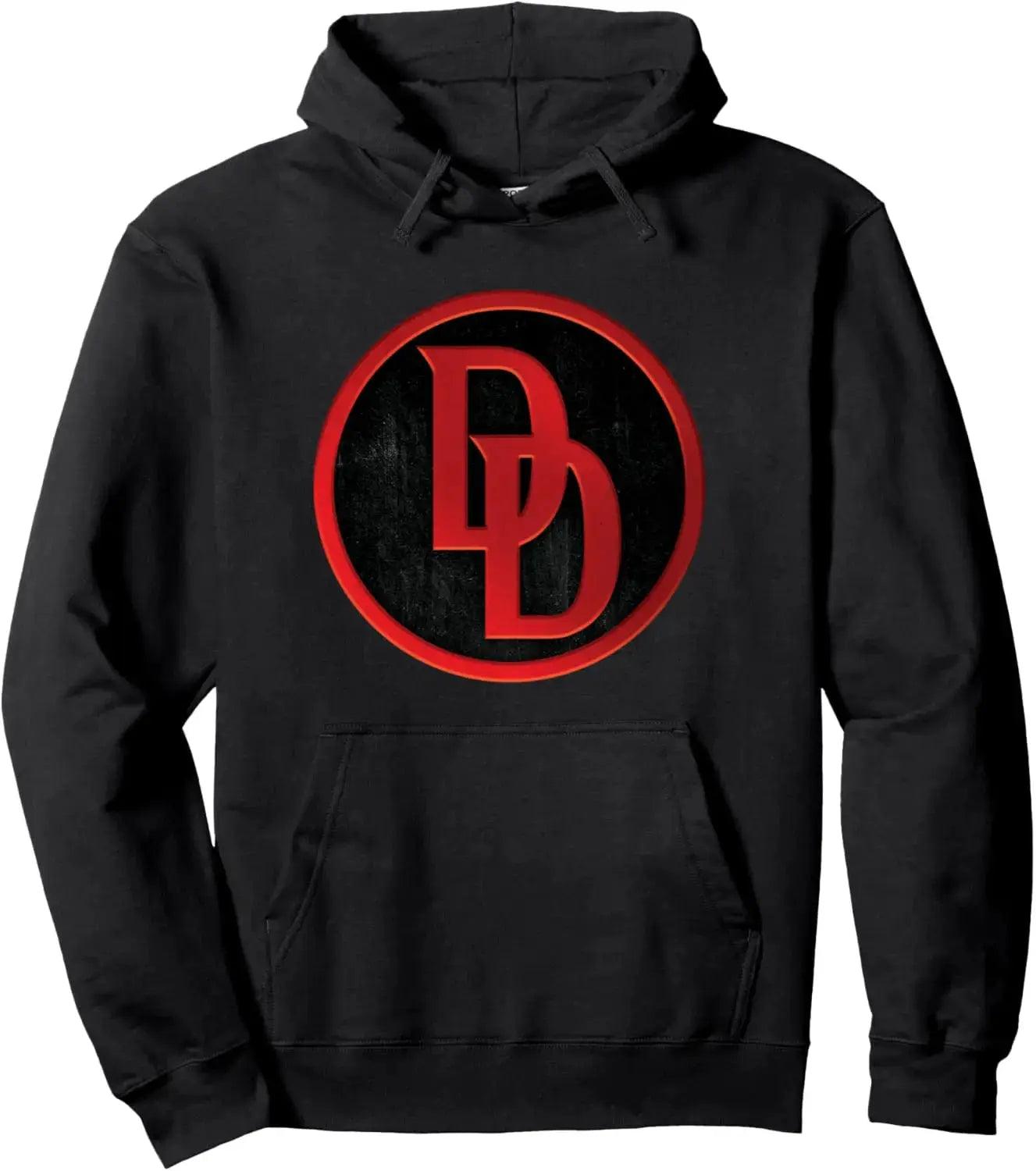  Daredevil Marvel Hoodie Red Cotton Comfort Black Logo -  ToylandEU™