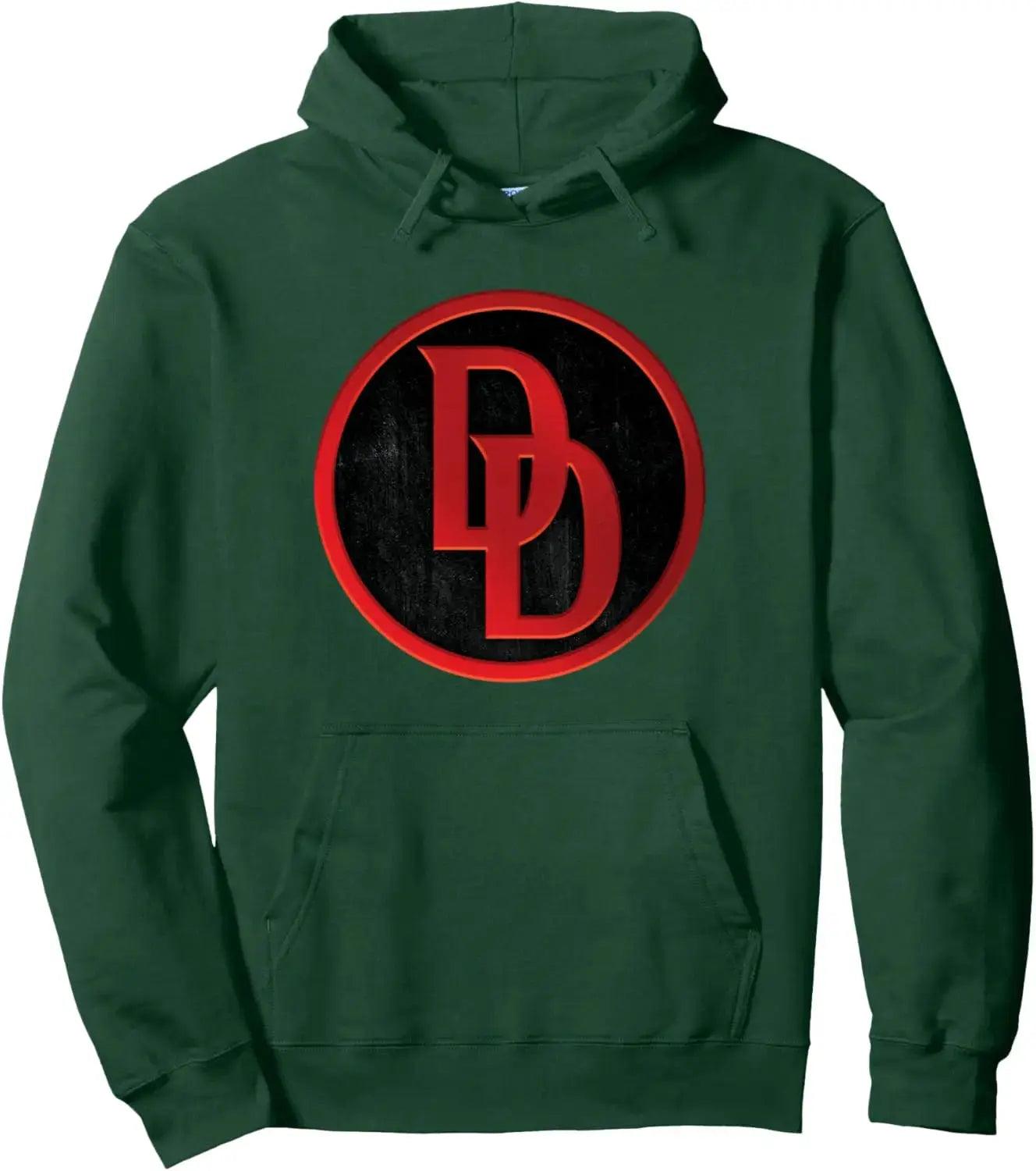  Daredevil Marvel Hoodie Red Cotton Comfort Black Logo -  ToylandEU™
