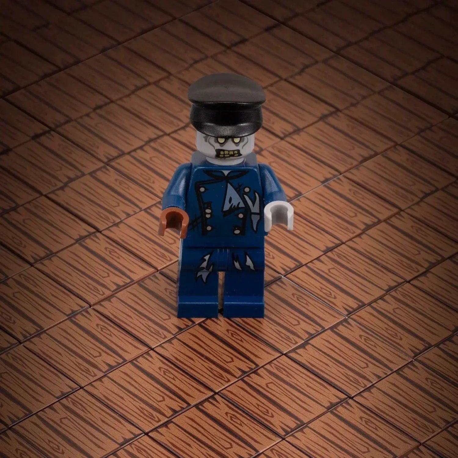  Dark Hardwood 2x2 LEGO Tile Realistic Texture -  ToylandEU™