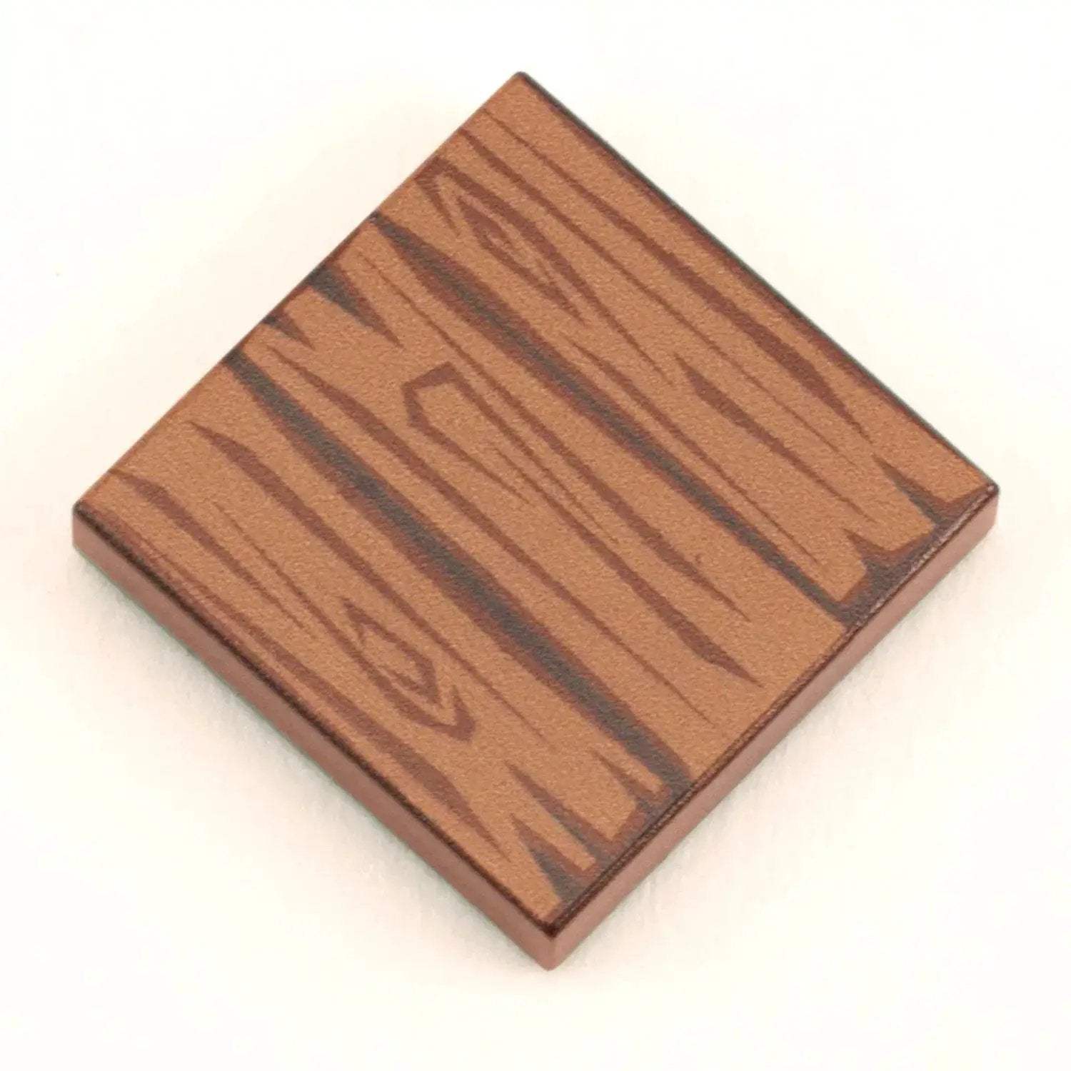 Dark Hardwood Tile Part Pack (20 Tiles) made with LEGO parts - B3 Customs - ToylandEU