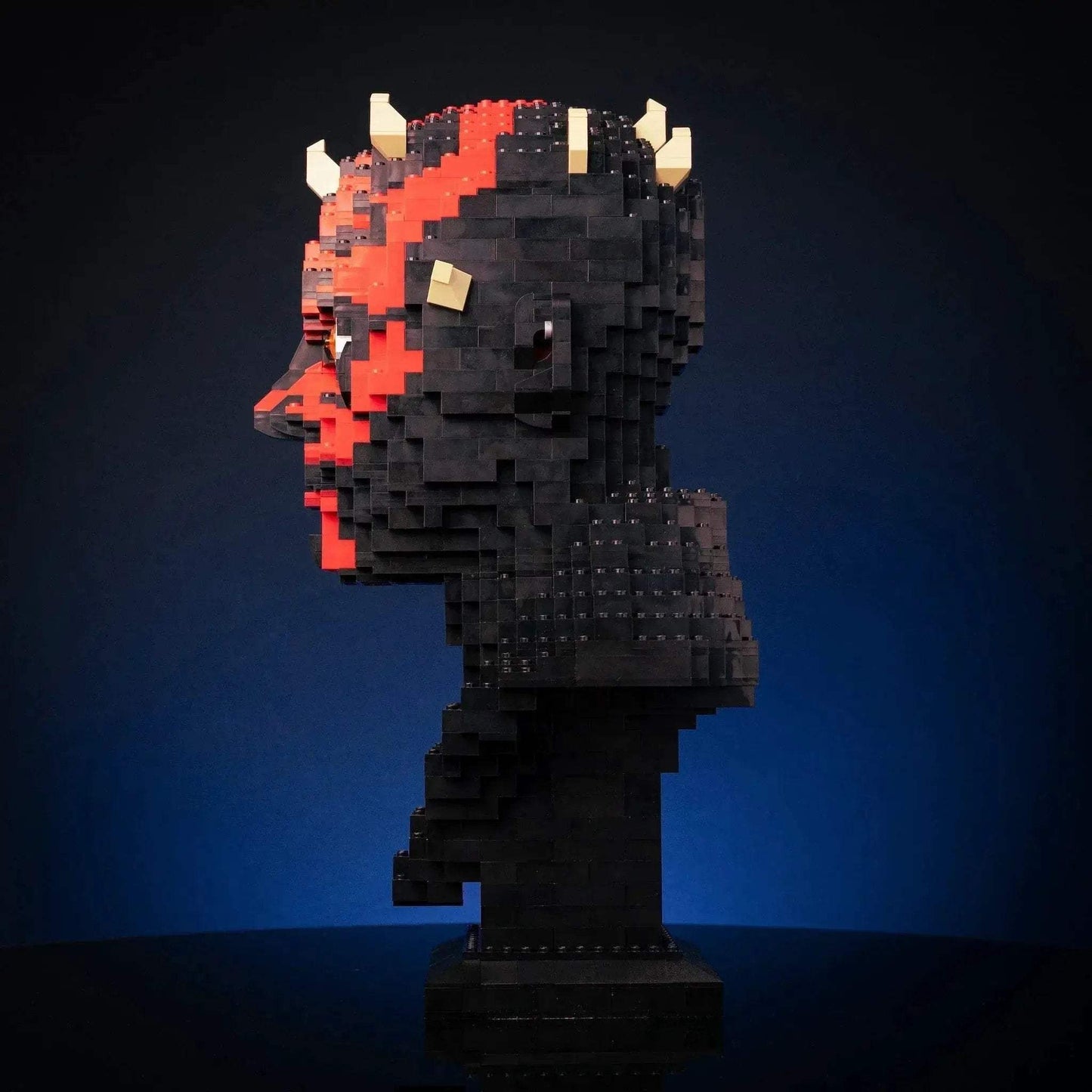 Darth Maul Life Size Brick Built Bust For Lego Display - ToylandEU