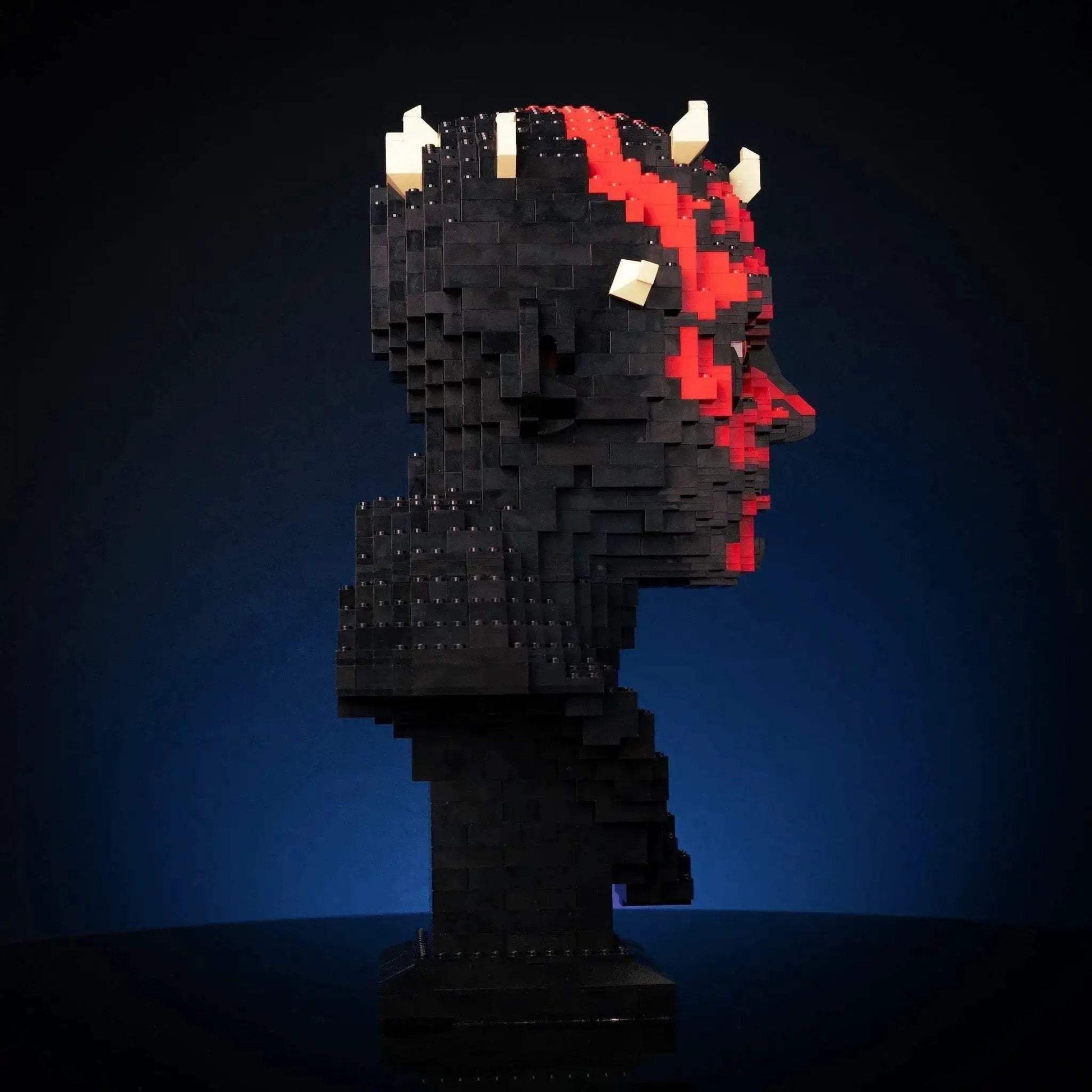 Darth Maul Life Size Brick Built Bust For Lego Display - ToylandEU