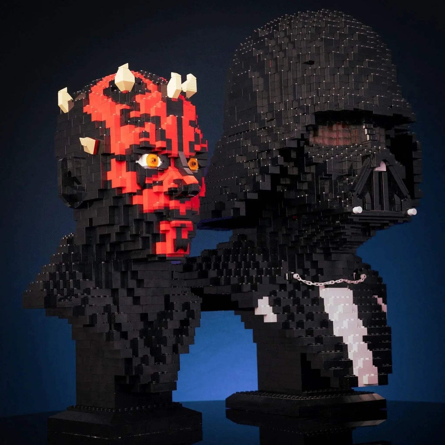 Darth Maul Life Size Brick Built Bust For Lego Display - ToylandEU