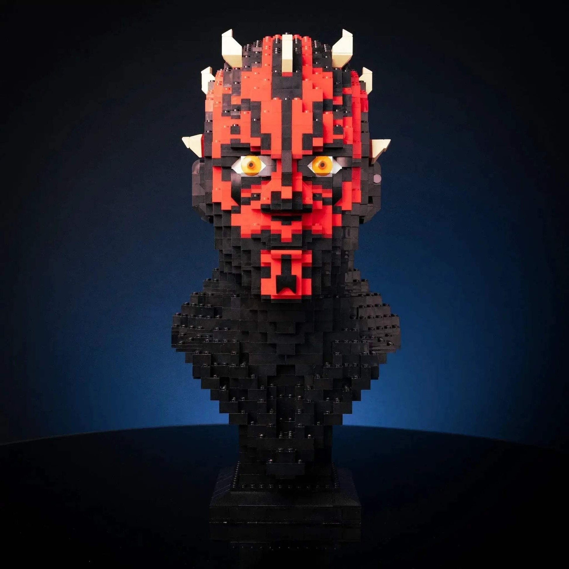 Darth Maul Life Size Brick Built Bust For Lego Display - ToylandEU