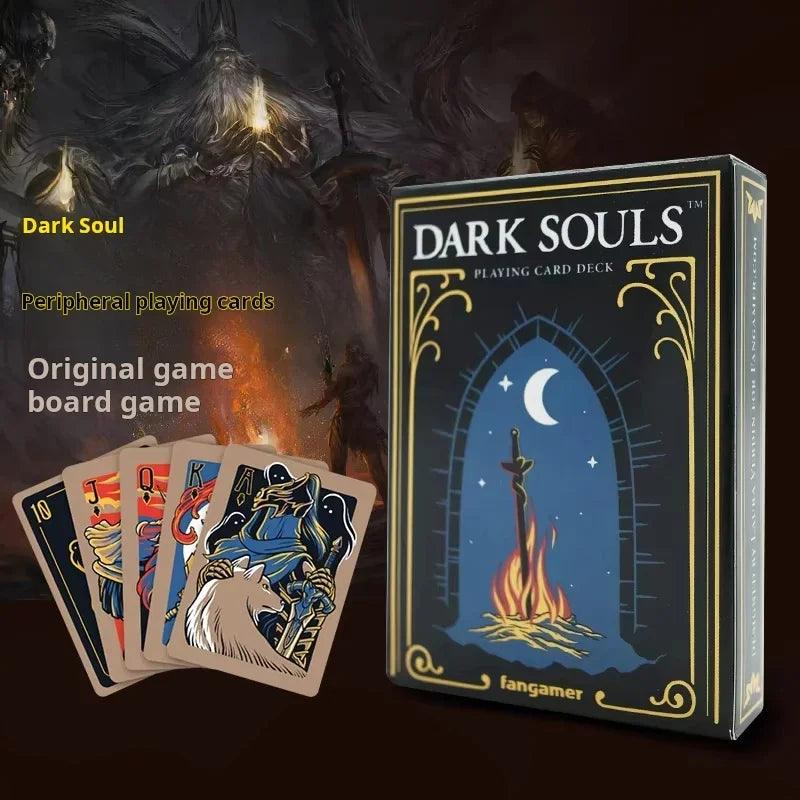 Dark Souls Poker Cards Deck Sleek Black Design