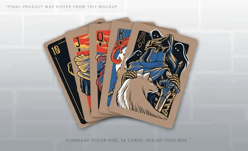 Dark Souls Poker Cards - Deck of 52 Cards Perfect for Playing Poker, Black Jack, Playing Card Games - ToylandEU