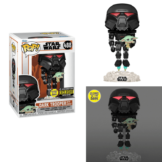 Dark Trooper Grogu | Glow In The Dark | Toylandeu™