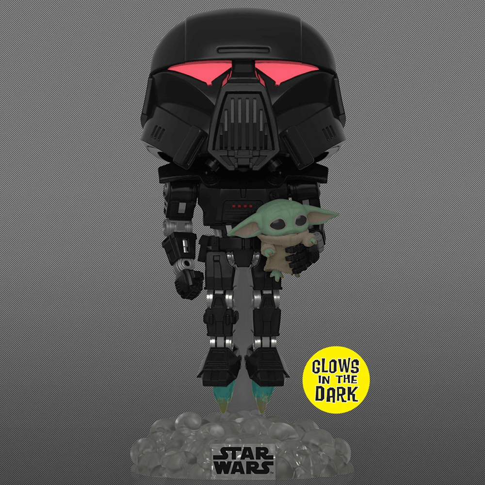Dark Trooper Grogu | Glow In The Dark | Toylandeu™