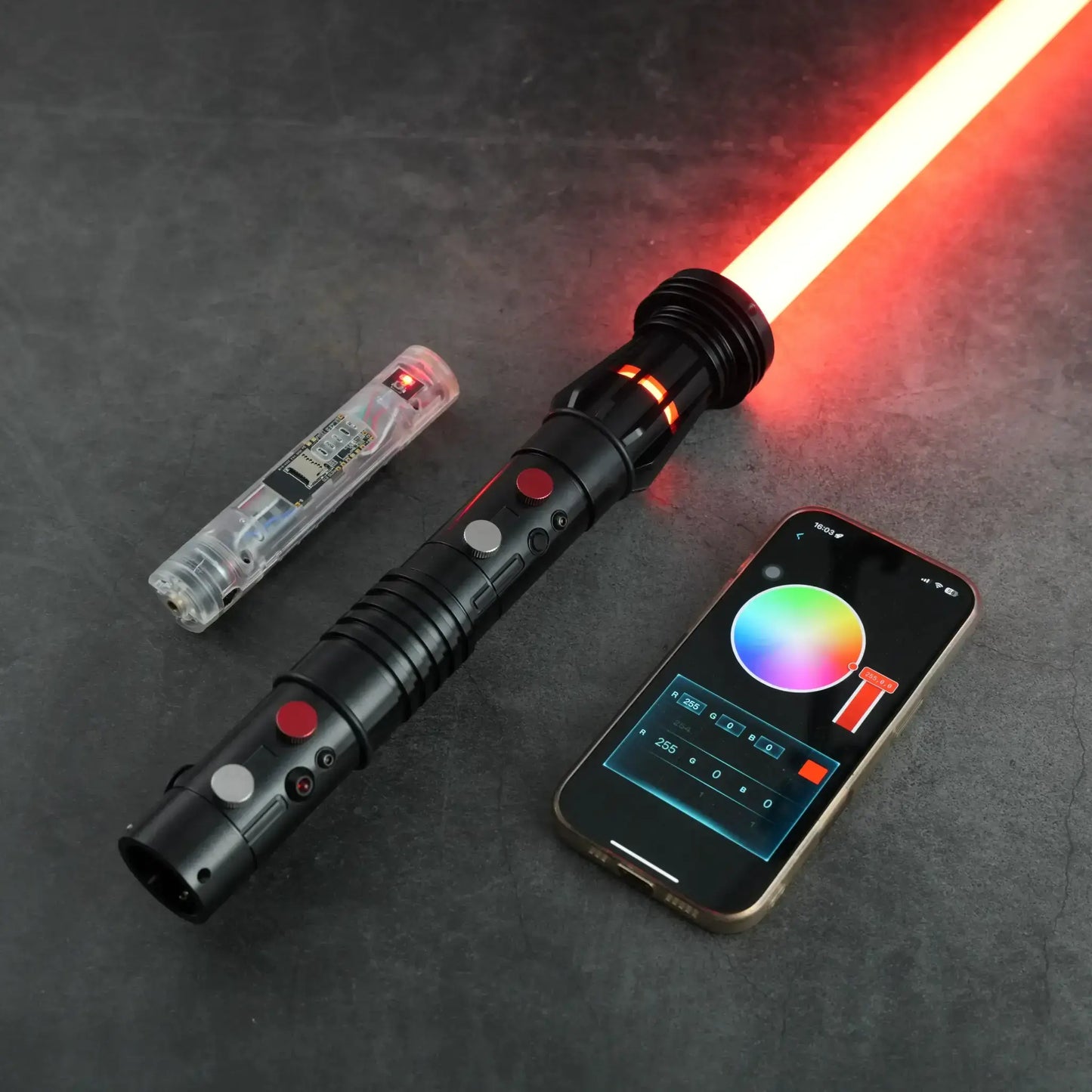 Darth Maul Lightsaber With Infinite Color Changing App Control - ToylandEU