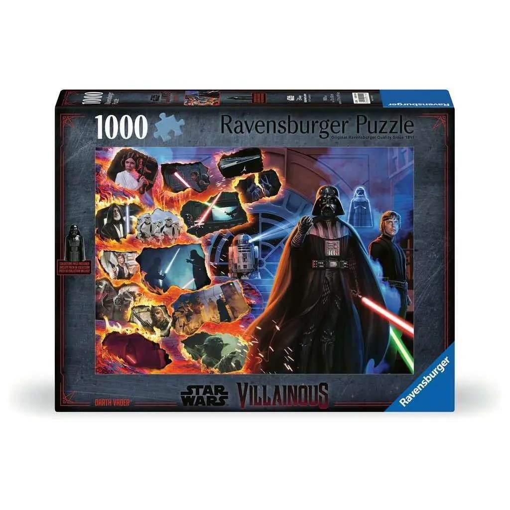 Darth Vader "Star Wars Villainous" 1000 Piece Jigsaw Puzzle Ravensburger - Puzzle Merchant