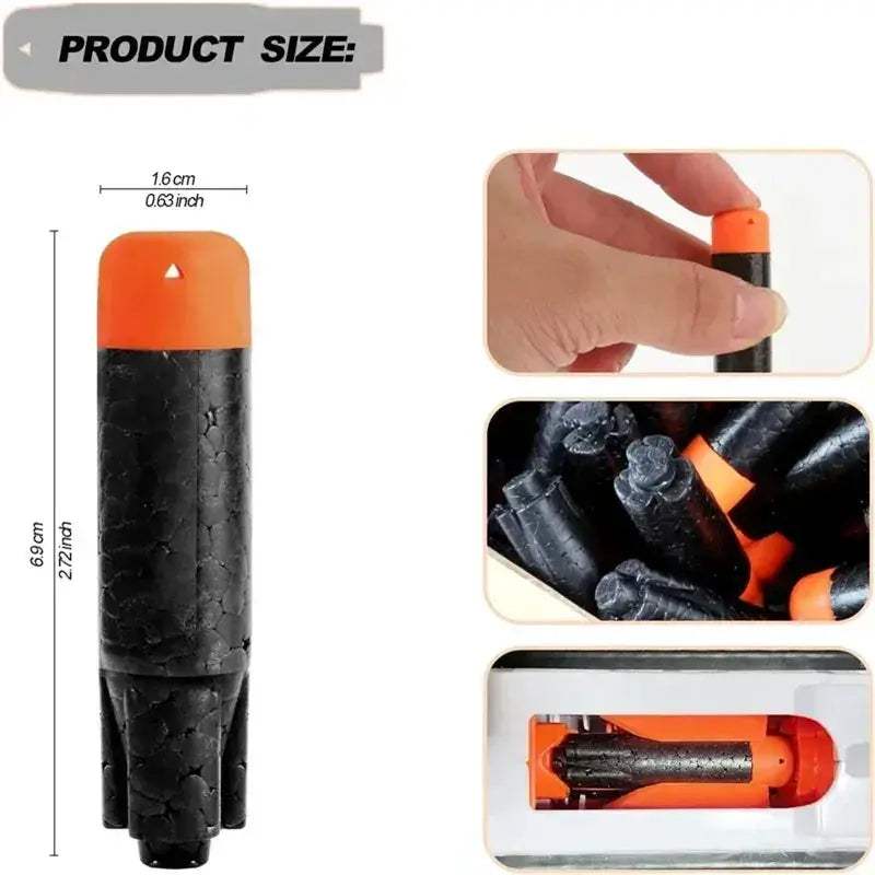 Darts 80 Pack Foam Bullets For Ultra Blaster Refills - ToylandEU