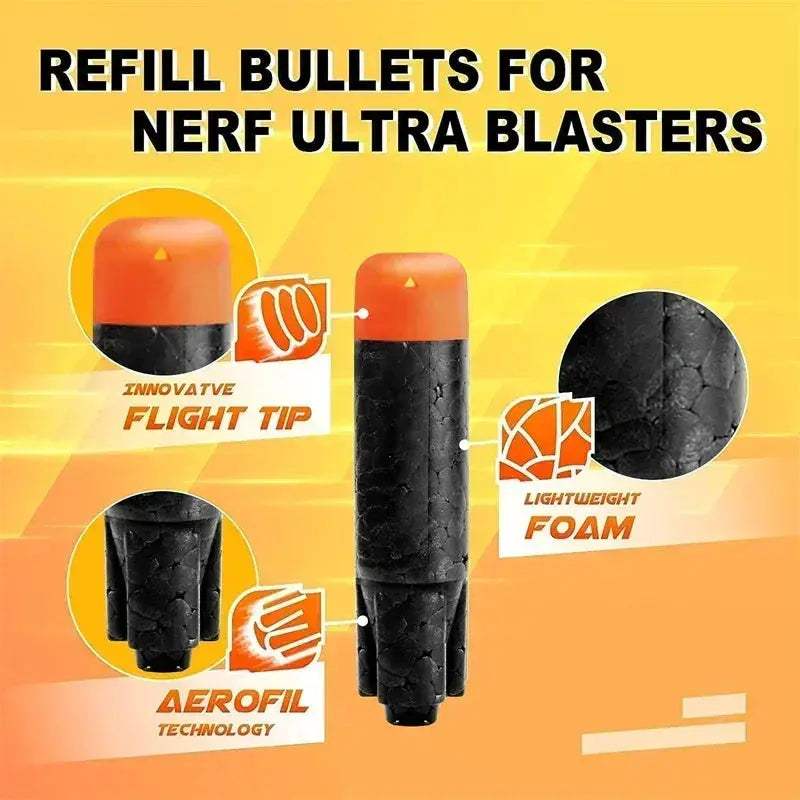 Darts 80 Pack Foam Bullets For Ultra Blaster Refills - ToylandEU