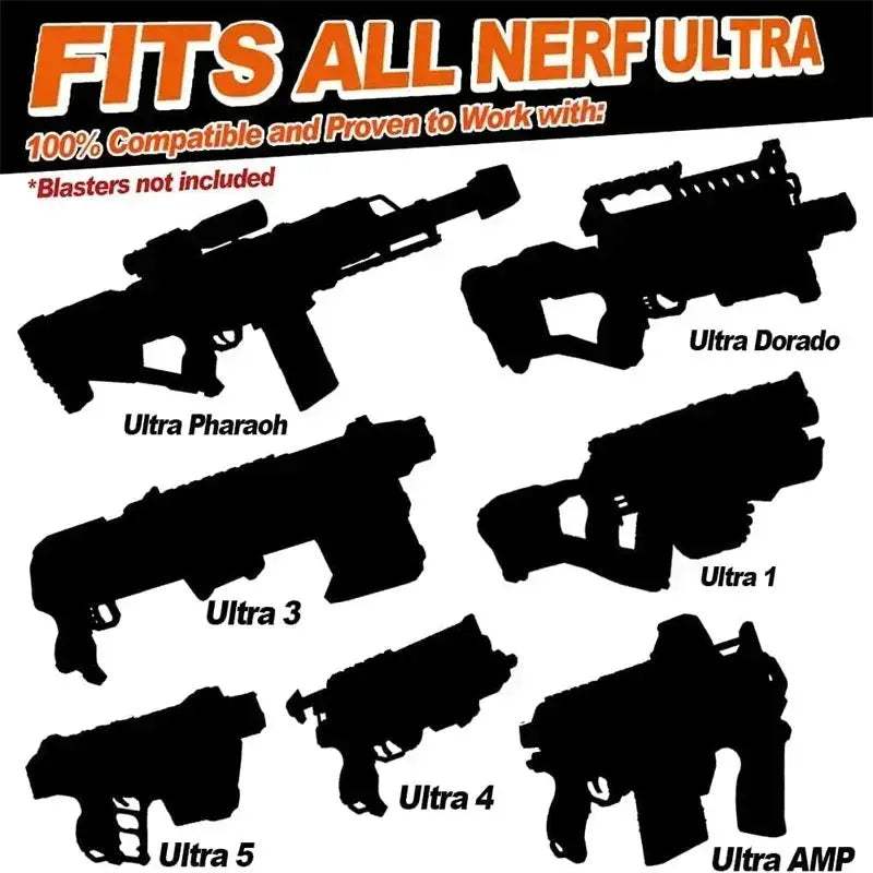 Darts 80 Pack Foam Bullets For Ultra Blaster Refills - ToylandEU