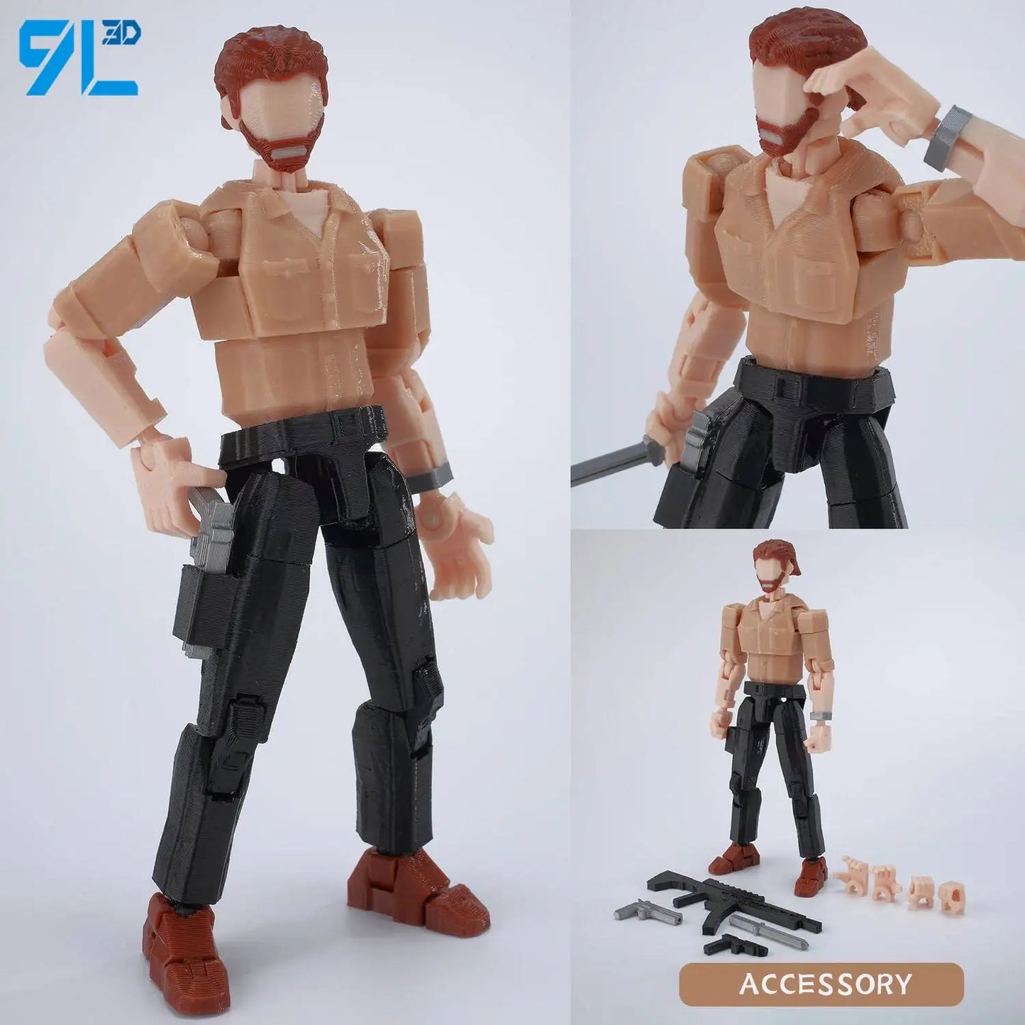 Multi Jointed Daryl Dixon Action Figure Collectible