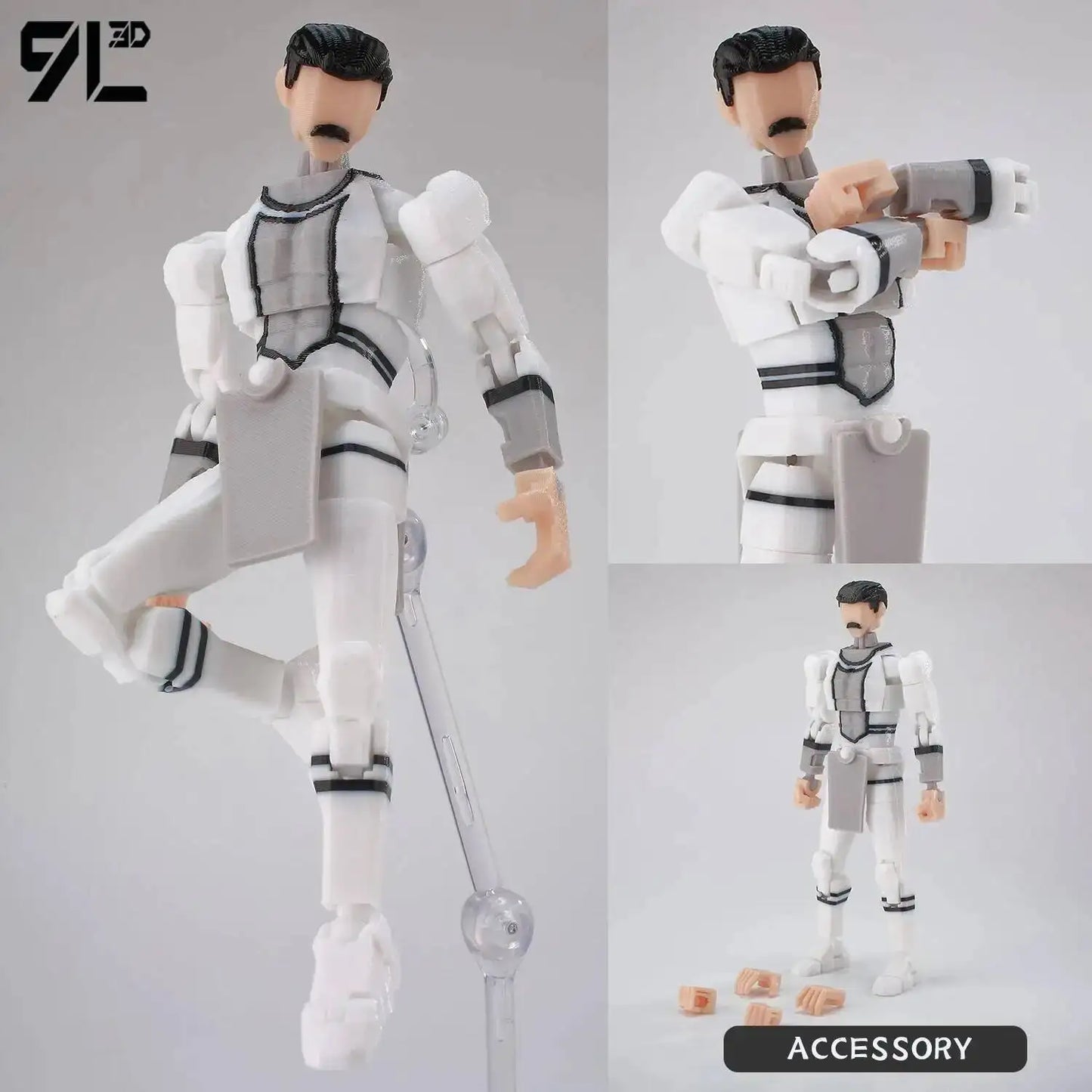 Multi Jointed Daryl Dixon Action Figure Collectible
