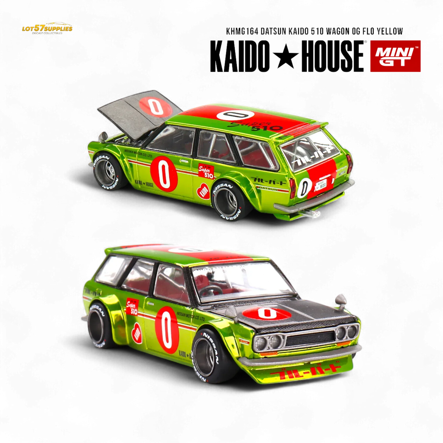 Datsun 510 Wagon Diecast Collectible Scale Model 1 To 64 - ToylandEU