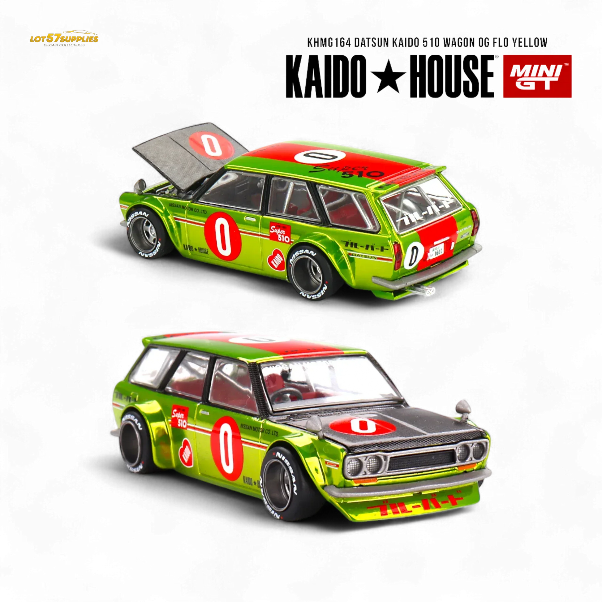 Datsun 510 Wagon Diecast Collectible Scale Model 1 To 64 - ToylandEU