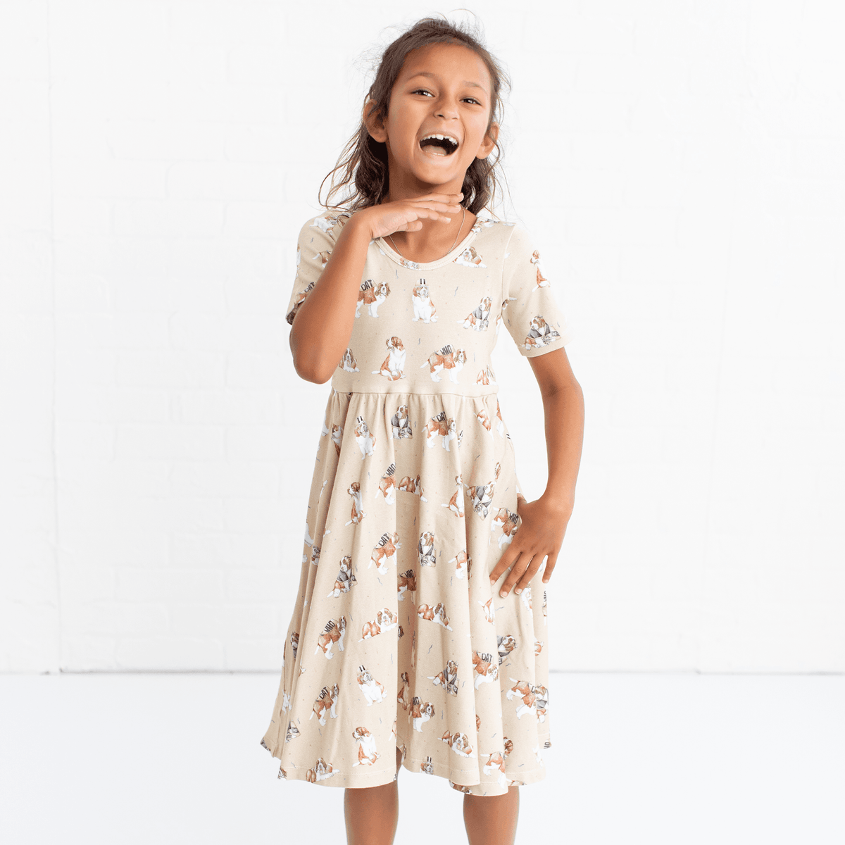 MVP: Louisiana Saints | Organic Cotton Twirl Dress | Nola Tawk