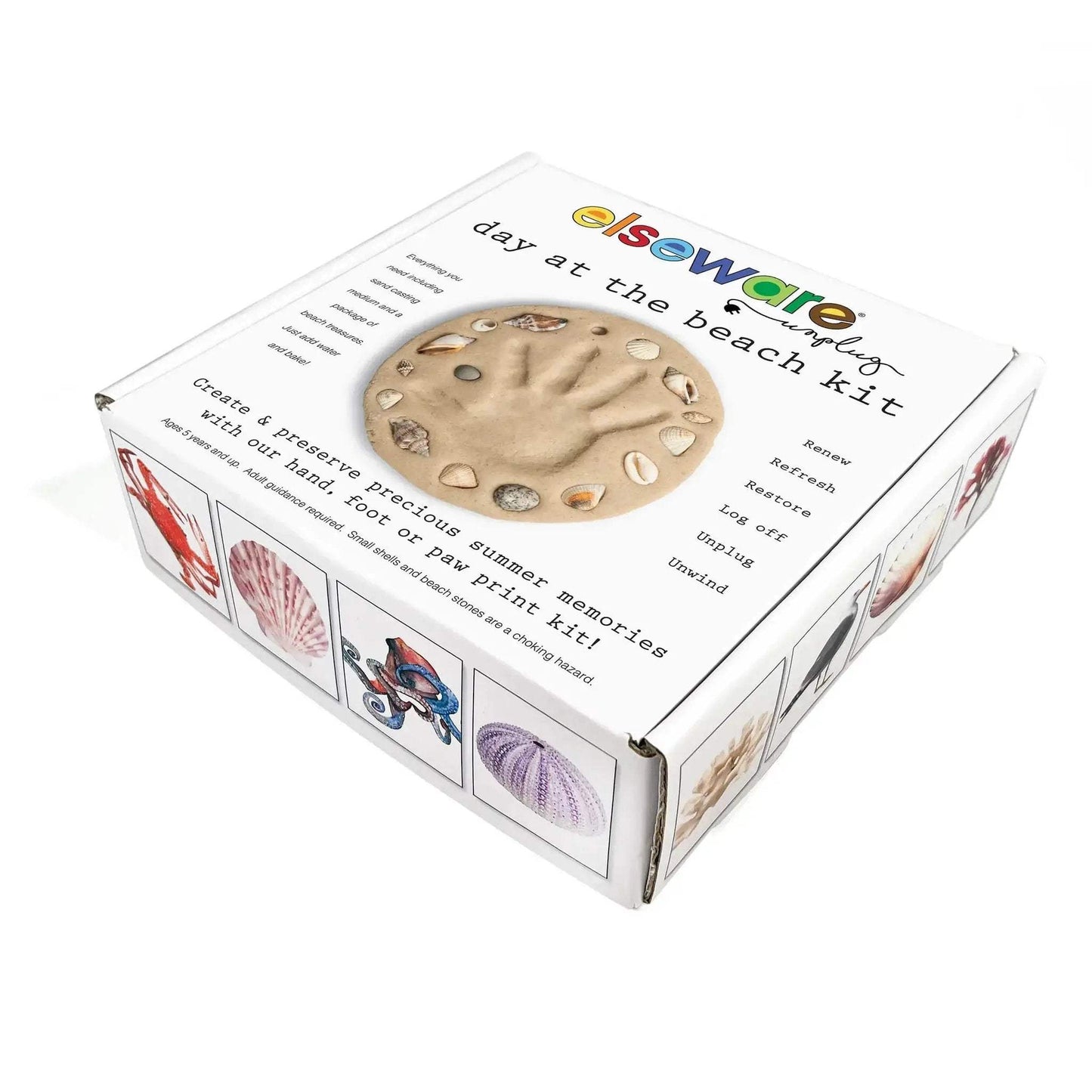 Day at the Beach – Kids Hand & Footprint Keepsake - ToylandEU