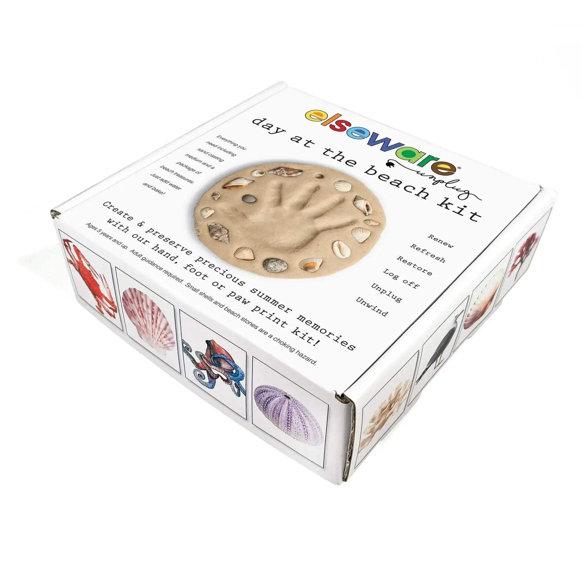 Day at the Beach – Kids Hand & Footprint Keepsake - ToylandEU