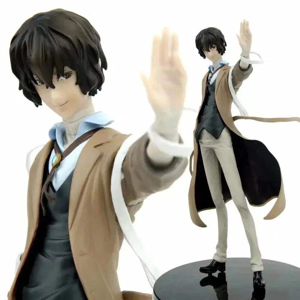 Dazai Osamu Anime Figurine, Bungo Stray Dogs Anime Figures PVC Action Toy Statue 26 cm - ToylandEU