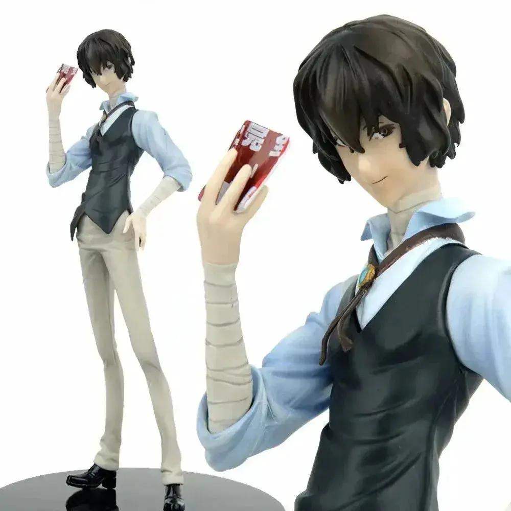 Dazai Osamu Anime Figurine, Bungo Stray Dogs Anime Figures PVC Action Toy Statue 26 cm - ToylandEU