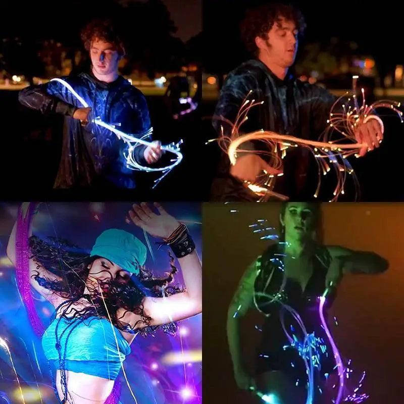  Dazzling Led Fiber Optic Whip 14cm Toyland EU -  ToylandEU™