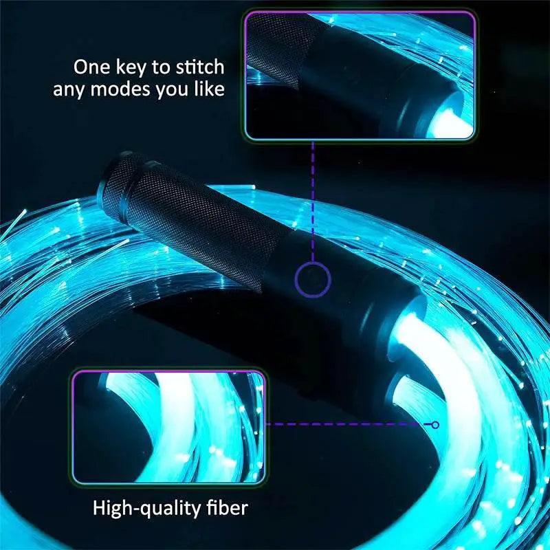  Dazzling Led Fiber Optic Whip 14cm Toyland EU -  ToylandEU™
