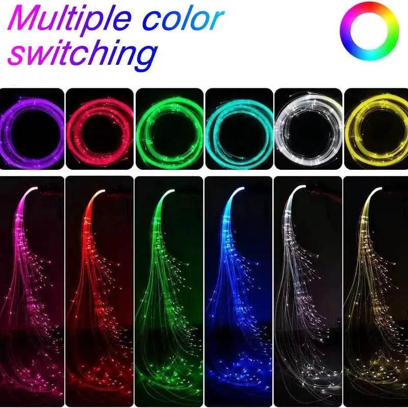  Dazzling Led Fiber Optic Whip 14cm Toyland EU -  ToylandEU™