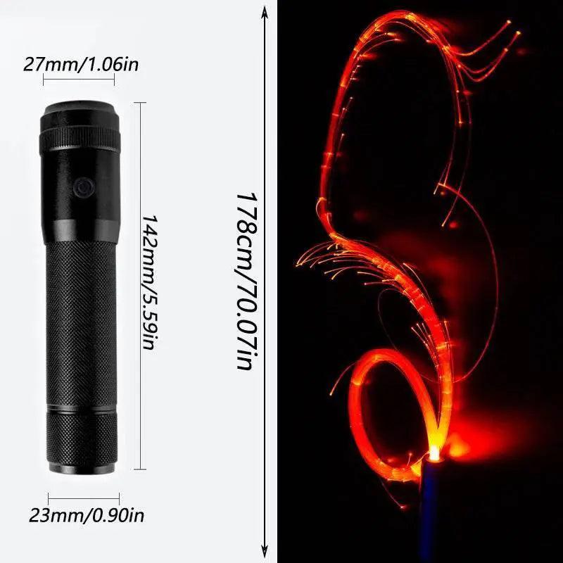  Dazzling Led Fiber Optic Whip 14cm Toyland EU -  ToylandEU™