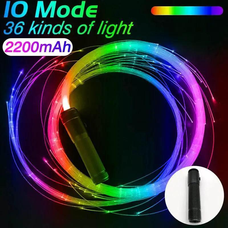  Dazzling Led Fiber Optic Whip 14cm Toyland EU -  ToylandEU™